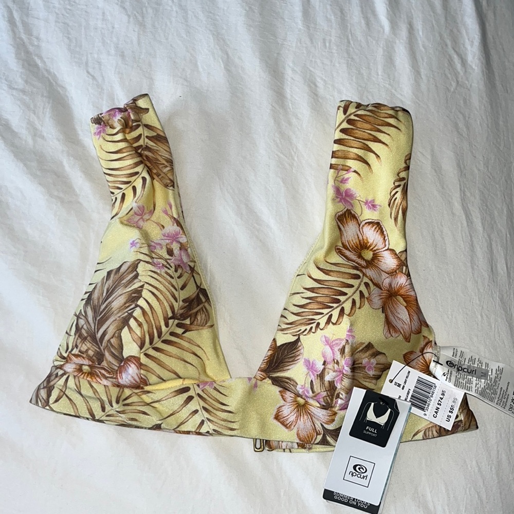 RipCurl playabella deep v bikini top
